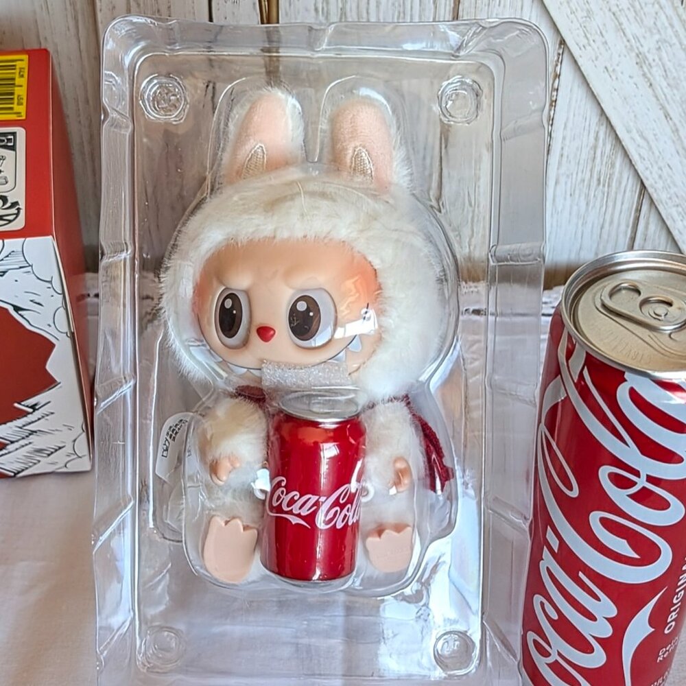 AUTHENTIC LABUBU COCA-COLA SERIES HAPPY FACTOR THE MONSTERS Vinyl Blind Box NWT - Picture 3 of 9